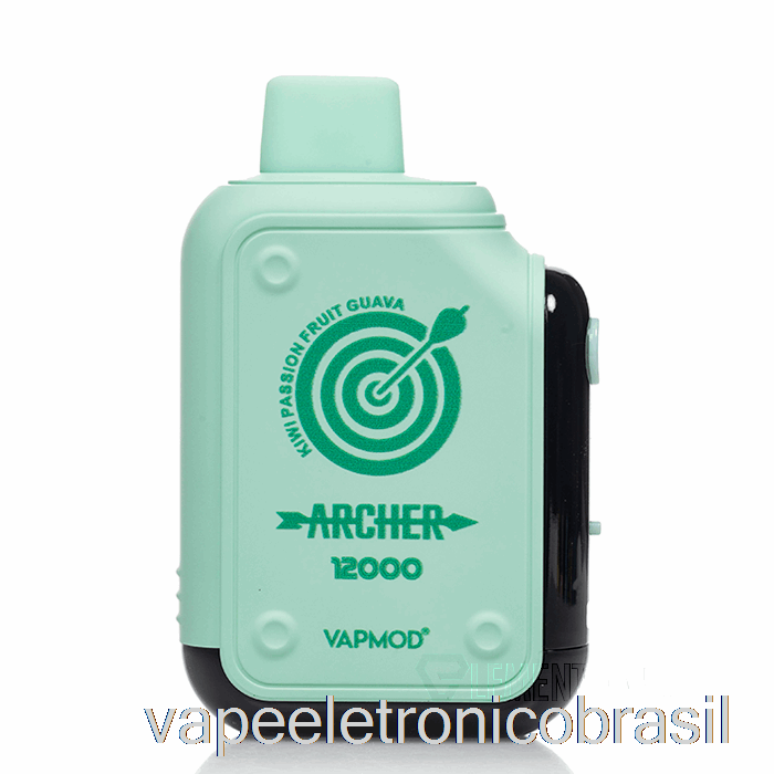 Vape Recarregável Archer 12000 Descartável Kiwi Maracujá Goiaba